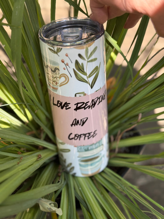 Reading and Coffee Tumbler