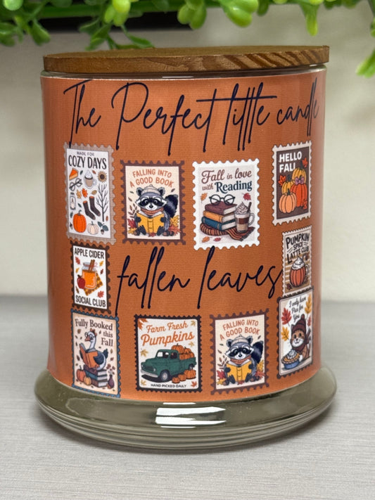 Fallen leaves soy wax candles