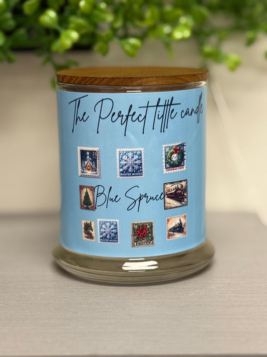 Blue Spruce Candle Hand poured soy candle