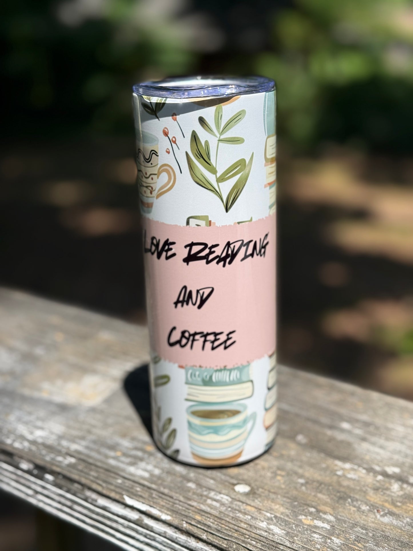 Reading and Coffee Tumbler