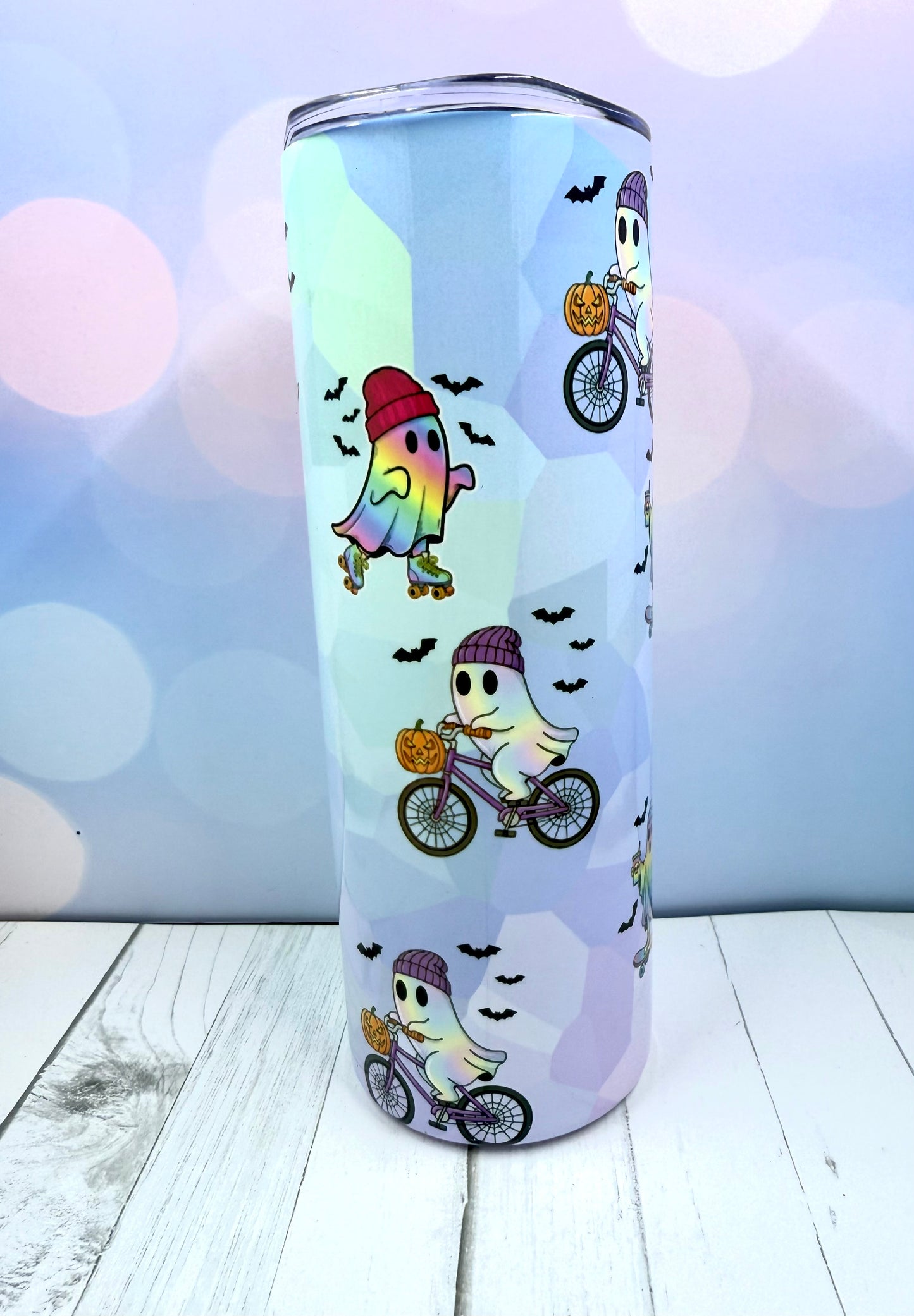 Skater Ghost Halloween 20 oz. Tumbler