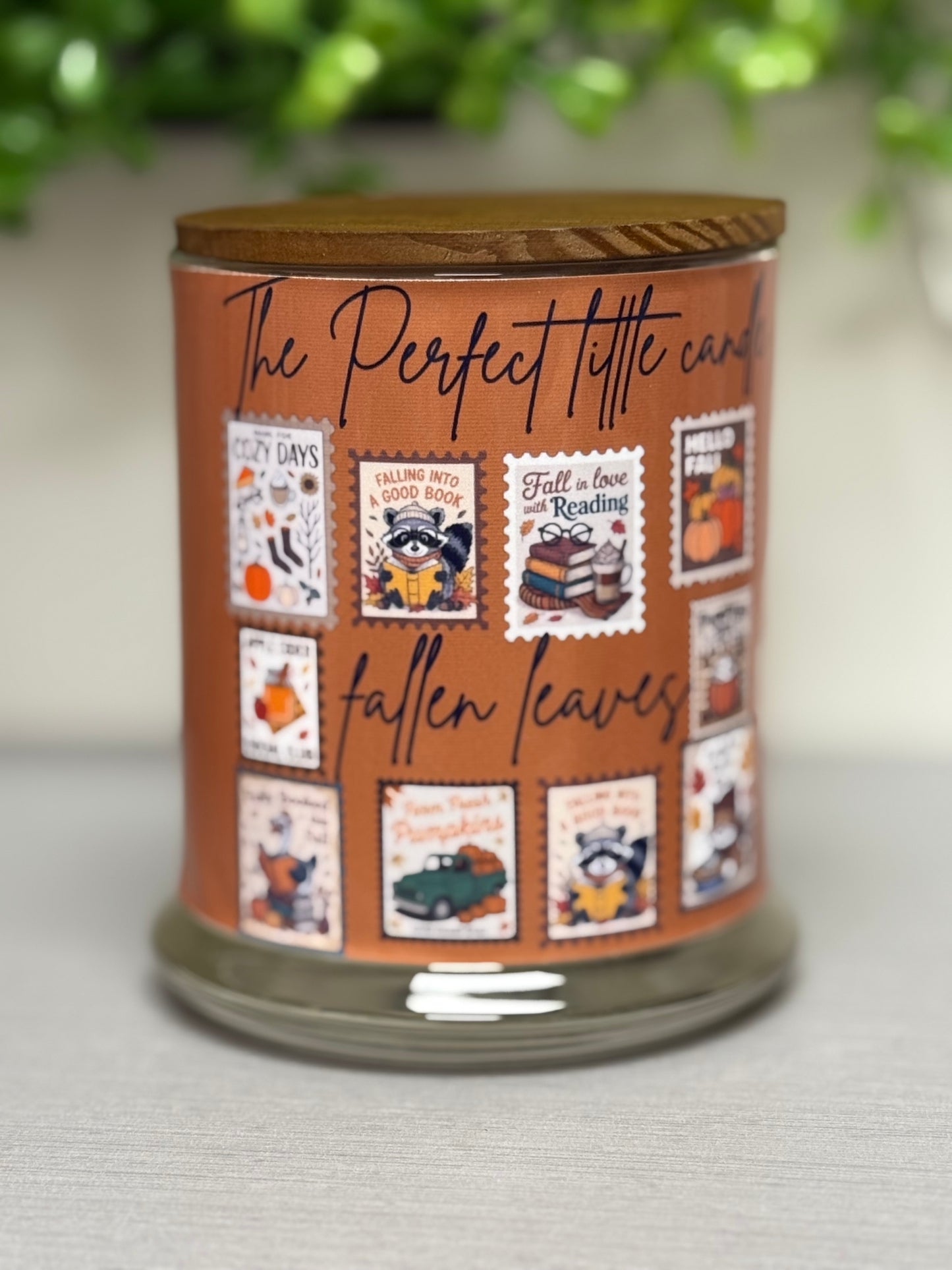 Fallen leaves soy wax candles