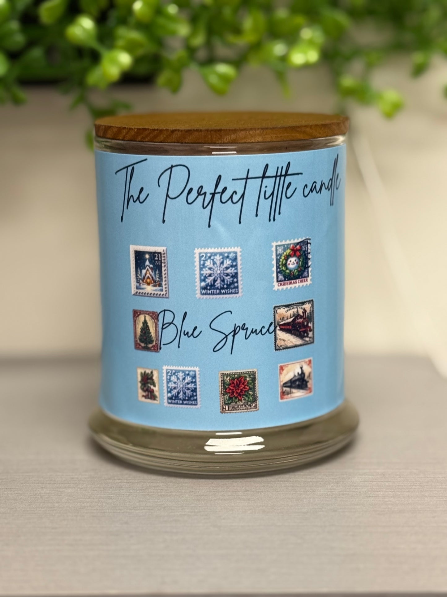 Blue Spruce Candle Hand poured soy candle