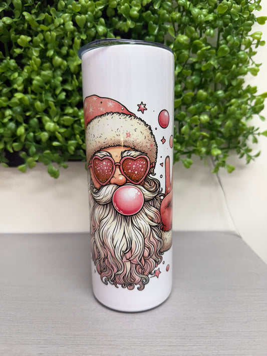 Santa Claus Christmas tumbler 20 oz.